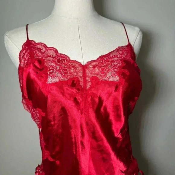 La Senza Y2K lace up sides satin slip dress S - Picture 4 of 7